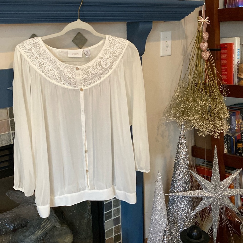 Ivory colored Chico’s Blouse
